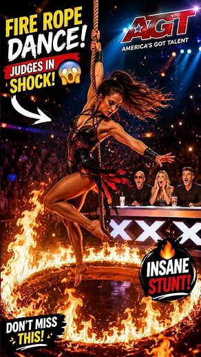 AGT Fire Rope Dance Speechless! 🔥😱