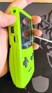 Game Boy Color Lime Green ASMR #shorts #gameboy #asmr #gameboycolor #gaming #videogames #snrsys