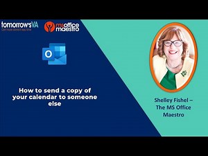 How to send a Copy of Your Outlook Calendar to someone else