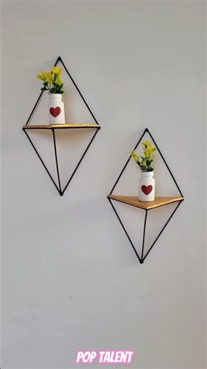 "DIY Wall Piece with Skewers 🌟"