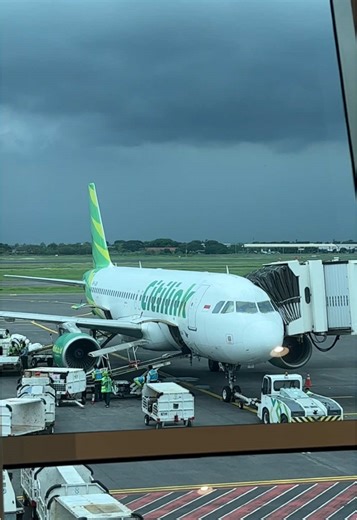 Proses Loading Unloading Pesawat di Bandara Juanda Surabaya