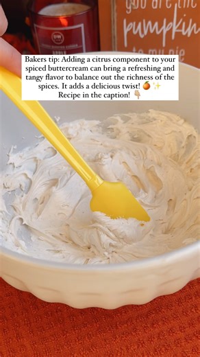 I love adding a hint of citrus to my spice recipes. It’s an unexpected flavor that really makes the spices pop! Here’s a simple spiced buttercream recipe for you: Ingredients: - 1 cup unsalted butter, softened - 4 cups powdered sugar - 1 teaspoon Vain vanilla extracted in orange spirits - 1 teaspoon ground cinnamon - 1/2 teaspoon ground nutmeg - 1/4 teaspoon ground cloves - Zest of 1 orange (optional) Instructions: 1. In a mixing bowl, beat the softened butter until creamy. 2. Gradually add the 