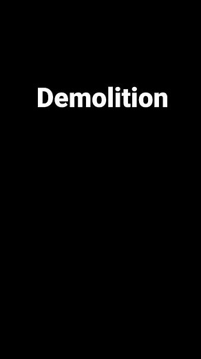 Demolition sound effect