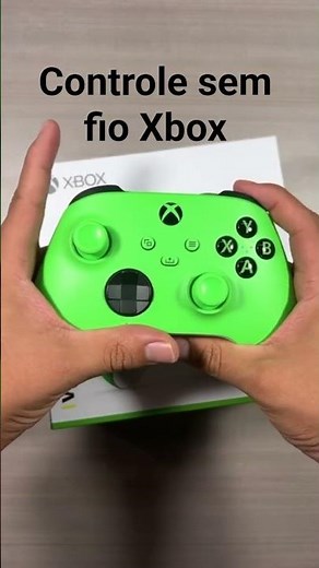 Controle Xbox Series verde 🎮💚 Link na descrição 🔥