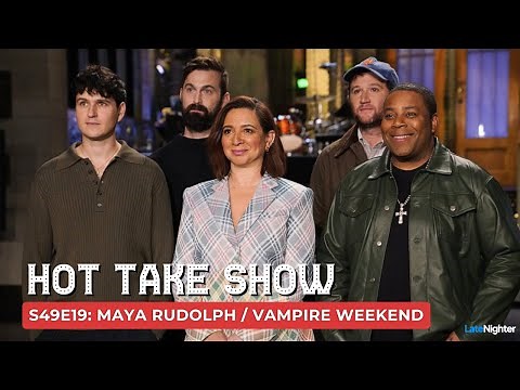 Maya Rudolph / Vampire Weekend SNL Hot Take Show - S49 E19