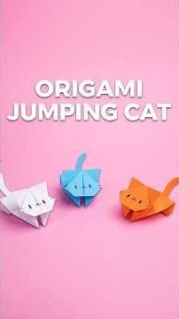 Origami Cat 😺 | Easy Paper Cat for Kids | Cute Paper Craft