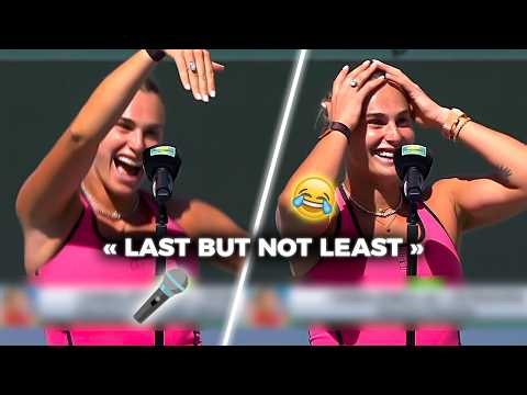 Aryna Sabalenka Champion Speech 🏆 | Indian Wells Trophy Ceremony