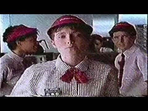 1989 McDonalds "Menu Song" Commercial