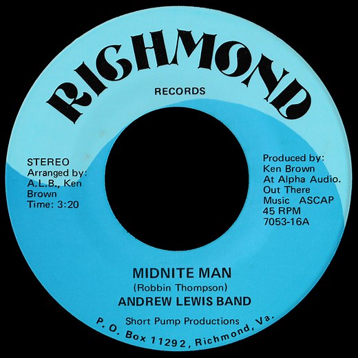 Andrew Lewis Band - Midnite Man / Holding On