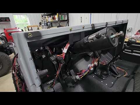 CJ5 wiring harness install Part 1