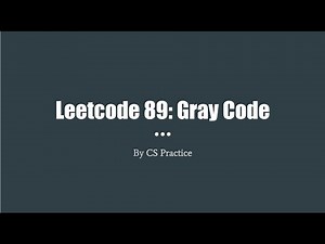 Leetcode 89: Gray Code