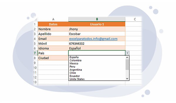 Lista Desplegable en Excel | Excel Para Todos