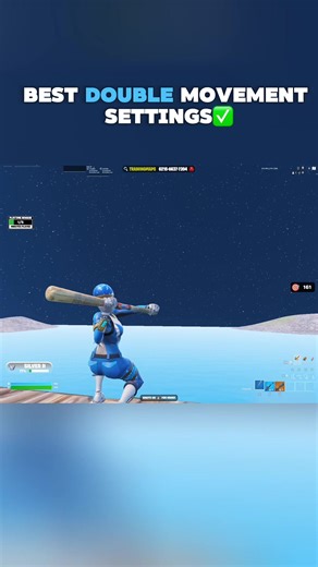 These are the best double movement settings (yt in bio) #fortnite #movement #settings #help #fyp