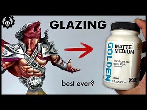 HOW to Glaze Miniatures | Glazing Minis with Golden Matte Medium
