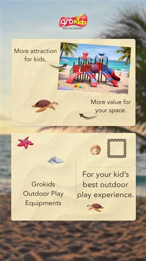 Turn Every Playtime into a Beach Day | Grokids Outdoor Play Equipment