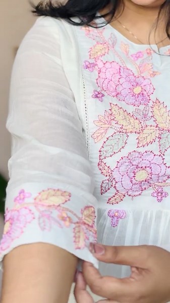 Super Soft Cotton Kurta Sets🥰🥰 Must Try🔥🔥#shorts #cottonkurtasets #embroideredkurtaset
