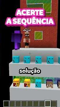 ACERTE A SEQUENCIA 04 #minecraft