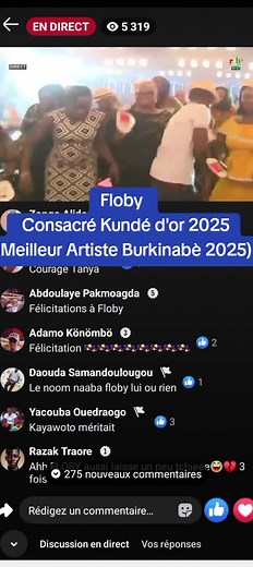 Floby remporte le Kundé d'or 2025