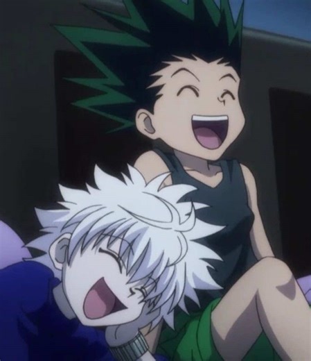 why did they not hug when saying goodbye😞💔 #foryoupage #hunterxhunteredit #hxh #killua #gon