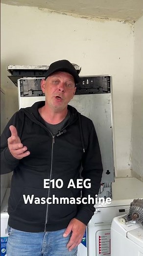 Was bedeutet E10 bei einer AEG Waschmaschine?