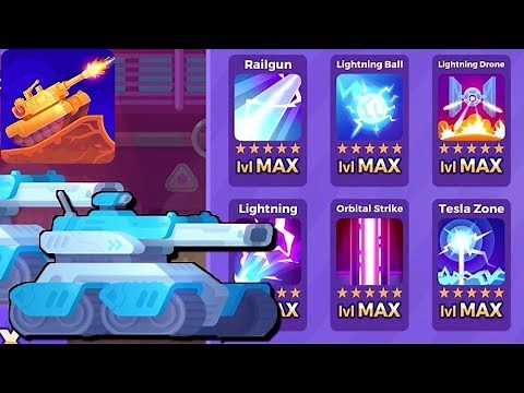 Tank Stars - Gameplay Walkthrough part 105 - Tank Spectre All Weapon Max lvl(iOS,Android)