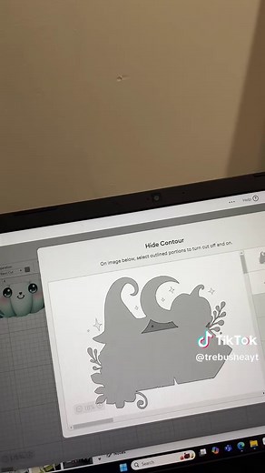 How to edit a cricut print then cut image on cricut design space to remove parts of the design #cricuttips #cricutdesignspace #cricutforbeginners #cricutbeginner #cricutdesignspacehack