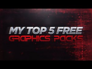 My Top 5 Favourite FREE Graphic Design Packs! (2016)