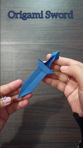 Quick Origami Sword: Easy Steps for Beginners! ⚔️✨