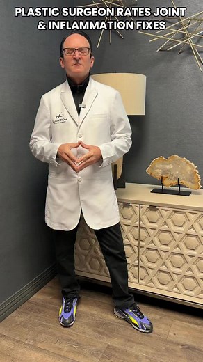 98K views · 17K reactions | Let’s rate some joint and inflammation fixes. The one you’ve been doing might not be helping at all. #plasticsurgeon #health #supplements #joints #doctor | Dr. Gary Lawton | Facebook