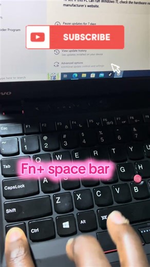 How to turn on keyboard backlight on Lenovo ThinkPad 💡⌨️