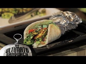 Spicy Indian Paneer Sandwich Wrap Recipe