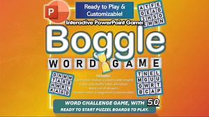 Boggle - Virtual Letter Spelling Word Game With Answers (powerpoint) - Etsy Australia
