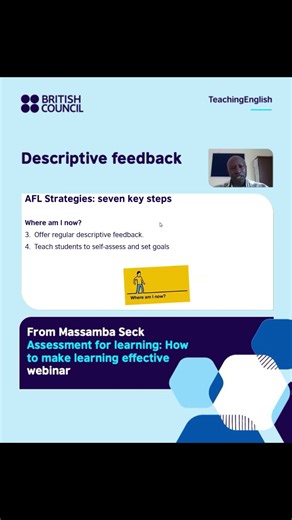 What is Descriptive Feedback? #teachingenglish #shorts #assessment