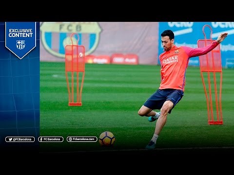 Training skills: Sergio Busquets