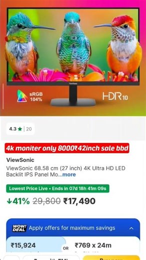 view Sonic 4k moniter Full review#viral