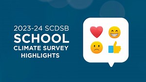In March and April 2024, SCDSB students from Grades 4 to 12 participated in the 2023-24 SCDSB School Climate Survey. More than 𝟑𝟐,𝟎𝟎𝟎 𝐬𝐭𝐮𝐝𝐞𝐧𝐭𝐬 𝐜𝐨𝐦𝐩𝐥𝐞𝐭𝐞𝐝 𝐭𝐡𝐞 𝐬𝐮𝐫𝐯𝐞𝐲 and reported increased feelings of belonging and acceptance. 🥰 🎥 Watch below to hear from SCDSB students about this year’s survey results! More: www.scdsb.on.ca/news/current_news/2023-24_school_climate_survey_highlights | Simcoe County District School Board (SCDSB)