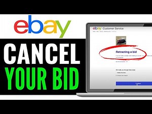 How to Cancel/Retract Your Bid on eBay 2025 (EASY STEP)