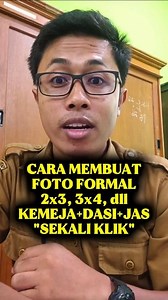 344K views · 2.4K reactions | Pakai Cara Ini, 1 Kali Klik, Kamu BISA Bikin FOTO FORMAL (Video Cut Version) #tutorial #tips #tricks #tipsandtricks #fyp #viral #trending #update #terbaru #caramudah #android #tutorialandroid #androidtutorial #berbagi #edukasi #facebook #fbpro #reelfb #monetisasi #jangkauanluas #meta #terbaru #terupdate #videoviral | Andi Septiawan Putra | Facebook