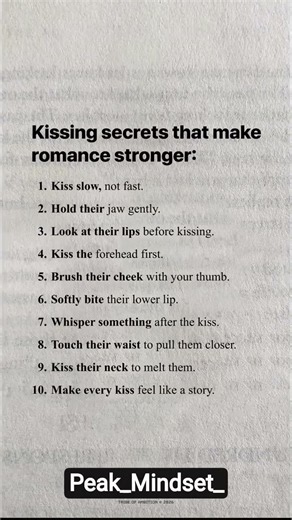 💋 10 Kissing Secrets That Make Romance Stronger ❤️