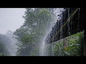 Super Heavy Rain 🌧️ That Is Very Soothing To Accompany The Night And Sleep Without Ads