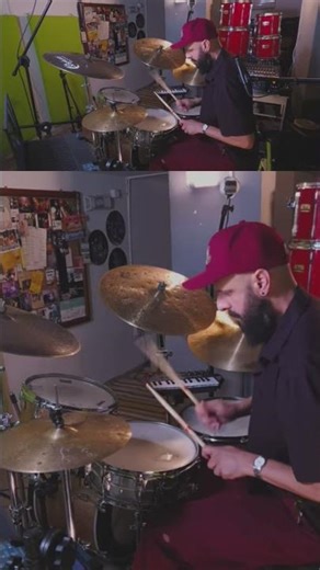 Metrônomo a cada 3 semicolcheias... tentem aí. #drums #drummer #timing