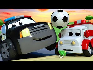 Car Patrol - The Football Mystery - Car City ! Police Cars and fire Trucks for kids