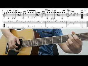 Baby Shark - Easy Fingerstyle Guitar Playthrough Tutorial Lesson With Tab
