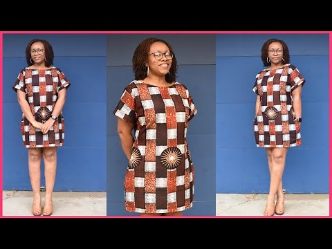 1M Views - Simple Kimono Ankara Dress | Free Hand