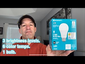 Dad Demos Ecosmart 3-Way, Color-Changing LED Light Bulbs