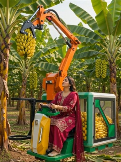 The Future of Farming: Automatic Banana Harvesting Machine