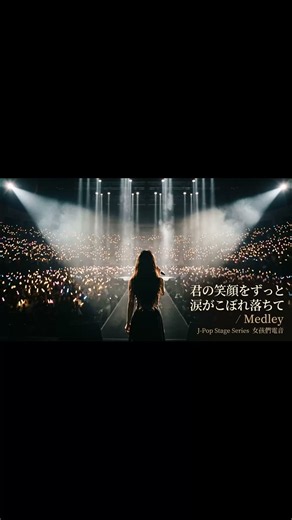 ヘッドホン推奨🎧 甘い告白から1万人アリーナの大合唱へ…！J-Popライブコンセプトメドレー《世界中で一番 / 夏の終わりの魔法》#Shorts #JPOP