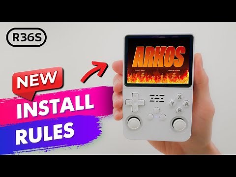How to install ArkOS on R36S console | New Multipanel ArkOS Setup Rules