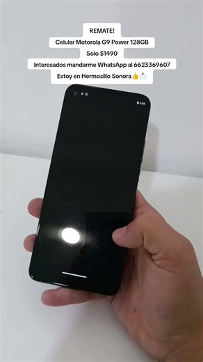 Remato celular Motorola G9 Power 128GB en solo $1490 #hermosillosonora