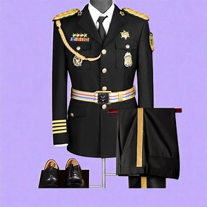 Men’s Military Officer Costume – Black Ceremonial Uniform With Hat, Gold Details & Medals – Cosplay, Halloween Stage Outfit - Etsy UK